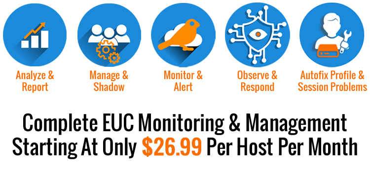 Complete Monitoring and Management for RDS, AVD, Citrix, and Parallels RAS