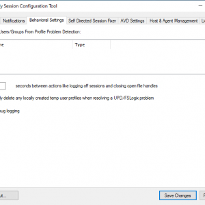 You can easily exclude administrators from profile problem detection, as well as set other preferences for how Fix My Session operates.