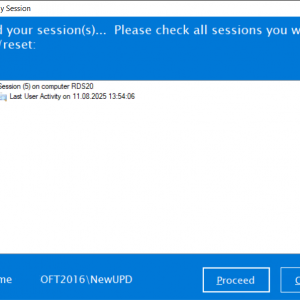 Launched as a RemoteApp from a user's RDS, AVD, or other EUC platform, the Session Savior applet quickly lets a user logout and end their own problem session(s).